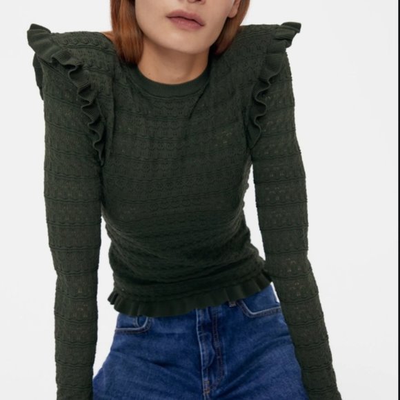 Zara Sweaters Zara Knit Pullover Sweater Poshmark